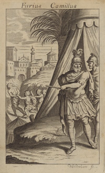 Marcus Furius Camillus, romersk soldat och statsman av John Vanderbank