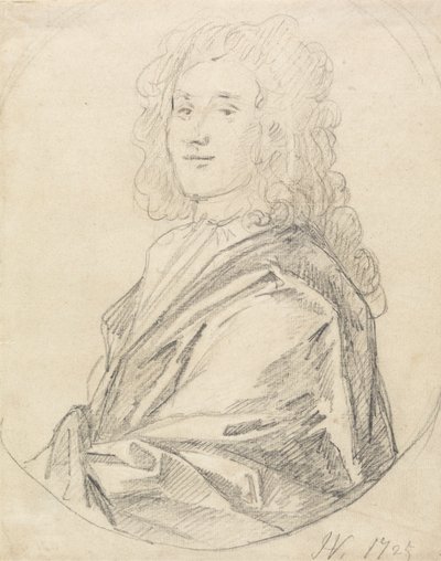 Porträtt av en gentleman av John Vanderbank