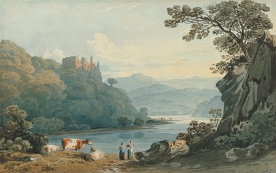 Berry Pomeroy Castle, Devon av John Varley