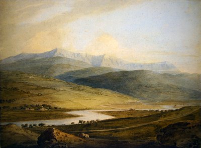 Cader Idris (akvarell på papper) av John Varley