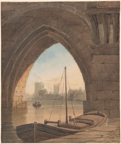 Tittar under bron av John Varley