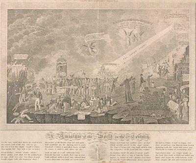 En miniatyr av världen på 1800-talet av John Warner Barber
