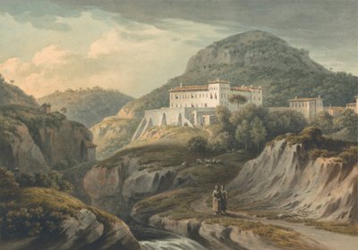 Kloster i Vietri, nära Salerno av John Warwick Smith