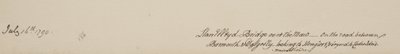 Llanelltyd-bron över Maw, på vägen mellan Barmouth och Dolgellau, med utsikt över Hengwrt och vidare till Cader Idris, Merionethshire, 16 juli 1790 av John Warwick Smith