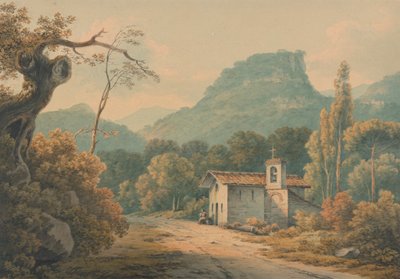 Eremitaget i Frascati av John Warwick Smith