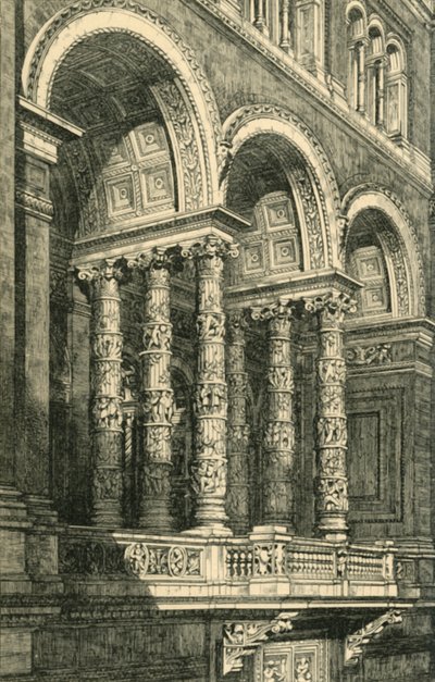 Central Recess in the Principal Quadrangle, c1860-talet, 1881. av John Watkins