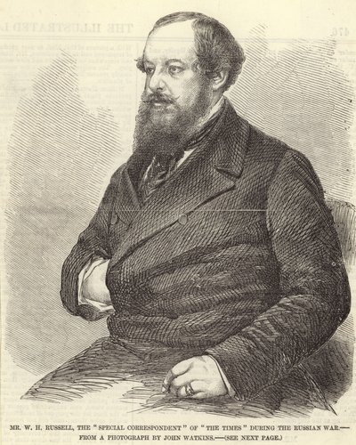 Porträtt av Sir William Howard Russell av John Watkins