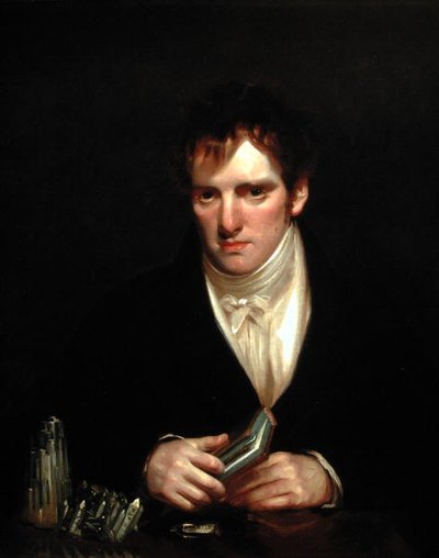 Porträtt av Thomas Allan (1777-1833) 1824 (olja på duk) av John Watson Gordon