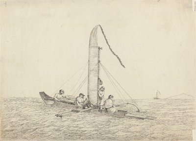 En segelkanot av Otaheite av John Webber
