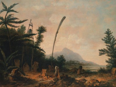 Begravningsplats i Söderhavet av John Webber