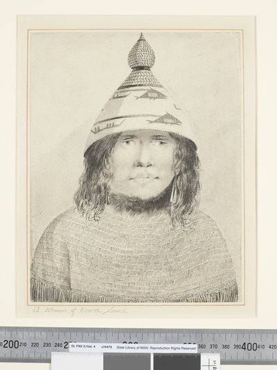 F.22 A Woman of Nootka Sound, ca 1773-84 (akvarell) av John Webber