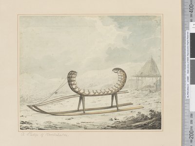 F.40 A Sledge of Kamtschatka, c.1783-84 (akvarell) av John Webber