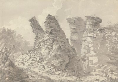Hob Thursts Houses, Monsoldale, Derbyshire av John Webber