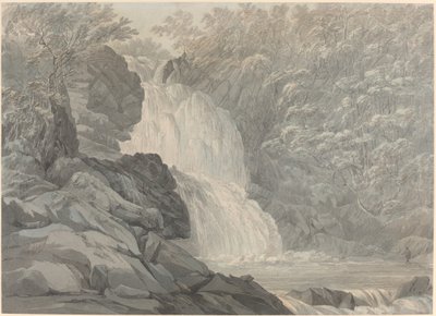 Mawddach Falls nära Dolgelly av John Webber