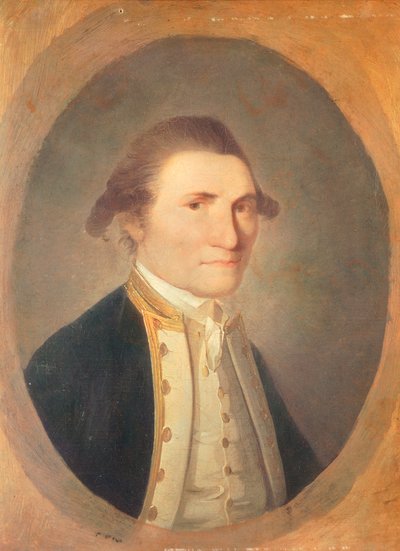 Porträtt av James Cook (Marton i Cleveland av John Webber