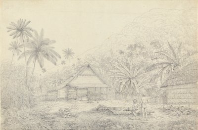 Utsikt på ön Krakatoa av John Webber
