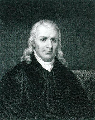 Samuel Chase (1741-1811) graverad av John B. Forrest (1814-70) efter en teckning av originalet av James Barton Longacre (1794-1869) (gravyr) av John Wesley (after) Jarvis