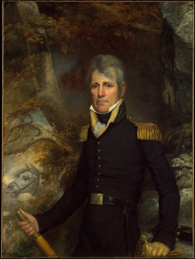 General Andrew Jackson, ca 1819 av John Wesley Jarvis