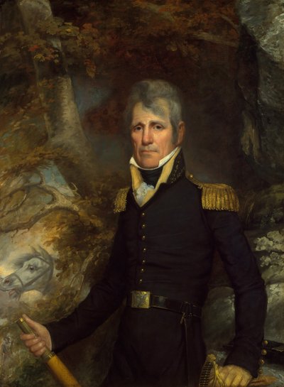 General Andrew Jackson, ca. 1819. av John Wesley Jarvis