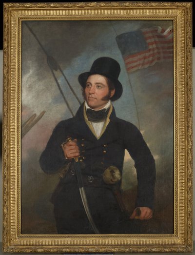 Porträtt av kapten Samuel Chester Reid av John Wesley Jarvis