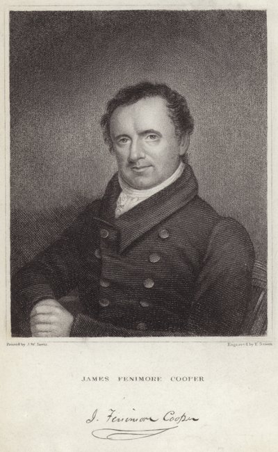 Porträtt av James Fenimore Cooper av John Wesley Jarvis