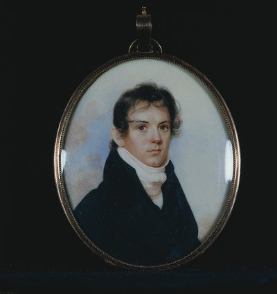 Porträtt av en man, ca. 1810. av John Wesley Jarvis