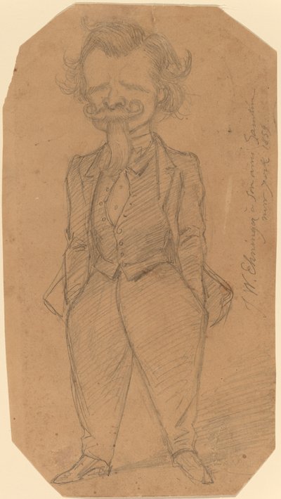 Självporträtt av John Whetten Ehninger