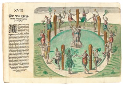 Indianer som dansar, 1590 av John White