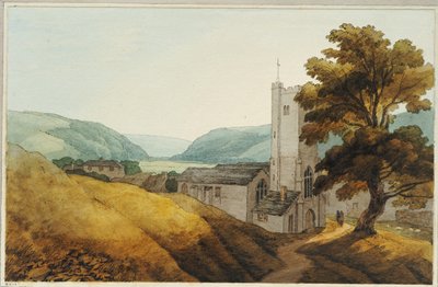 Från kyrkogården i Dulverton, Somerset, 1800 av John White Abbott