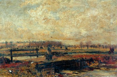 River Colne vid Rickmansworth av John William Buxton Knight