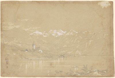 Brienzsjön av John William Casilear