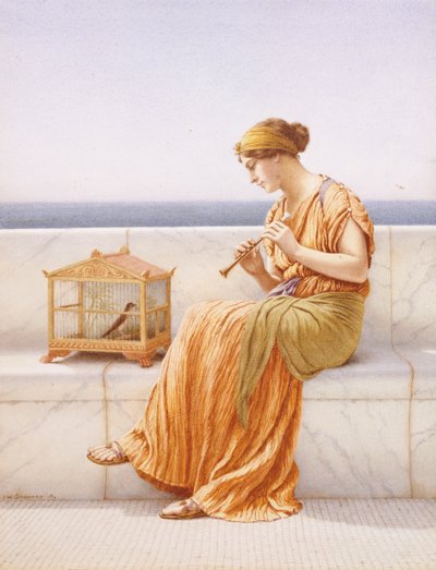 En sång utan ord, 1919 av John William Godward