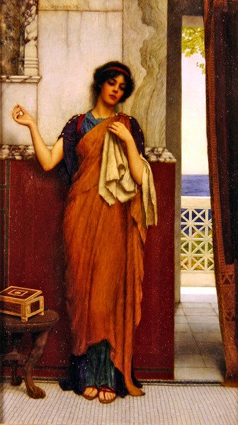 Ett stygn i tiden (Idle Thoughts) av John William Godward
