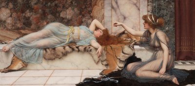 Ofog och vila av John William Godward