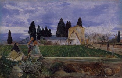 Våren i Spanien, nära Gordella, c1869. av John William Inchbold