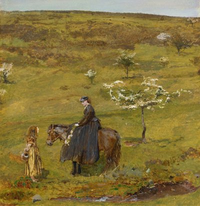 Maj på kullen, sent 1800-tal av John William North