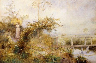 Återkomsten från skördefältet, 1880 av John William North