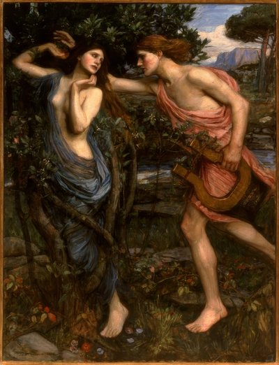Apollo och Daphne av John William Waterhouse