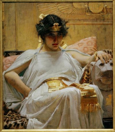 Cleopatra av John William Waterhouse