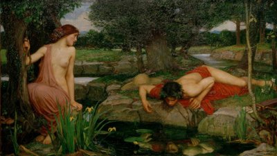 Echo och Narcissus av John William Waterhouse