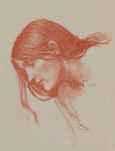 Phyllis and Demophoon Study, c1897 av John William Waterhouse