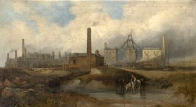 Industriell scen, 1833 av John Wilson Carmichael