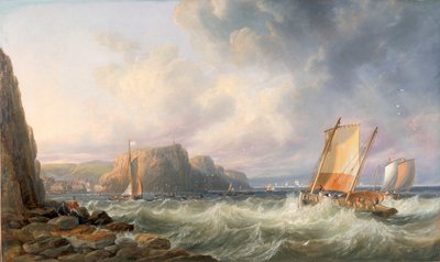 Utanför Yorkshires kust, Staithes av John Wilson Carmichael