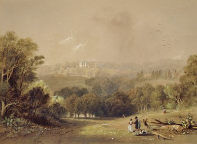 Roundhay Park, Leeds (akvarell på papper) av John Wilson Carmichael