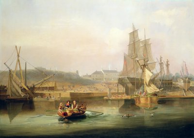 Skeppsvarvet vid Hessle Cliff av John Wilson Carmichael