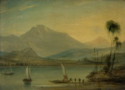 Loch Fyne, sillfiske (olja på metall) av John Wilson Ewbank