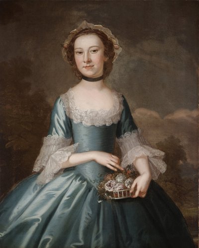 Ann Langdon, Mrs. Richard Ayscough, ca 1755 (olja på duk) av John Wollaston