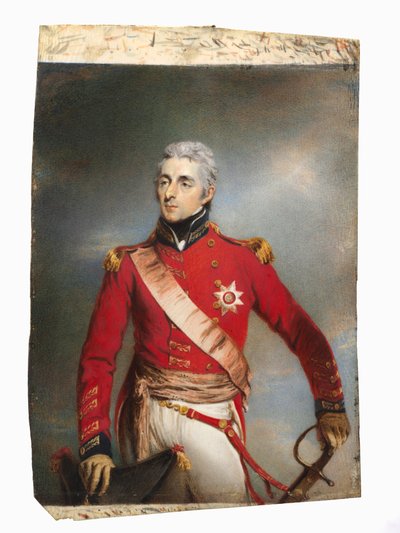 Porträtt av Arthur Wellesley, senare 1:e hertig av Wellington, ca. 1806-1807. av John Wright