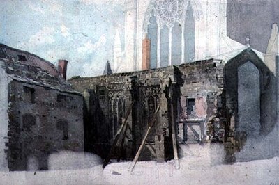 En arkitektonisk skiss av John Wykeham Archer