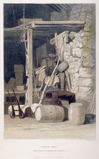 Fore Street, City of London, 1851. av John Wykeham Archer
